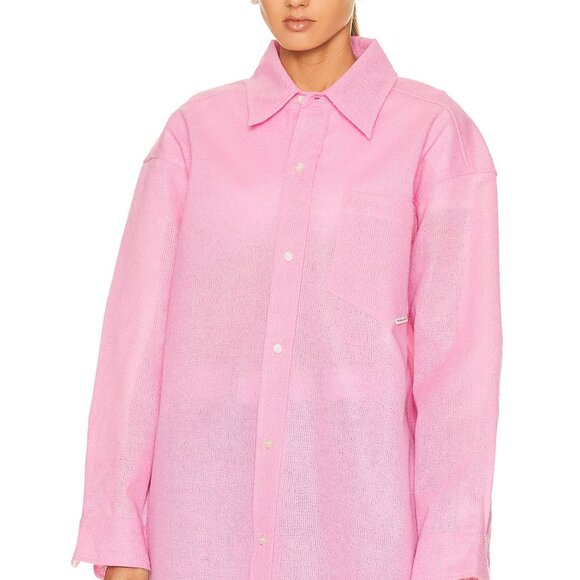 Alexander Wang Flag Tag Shirt Jacket - Picture 2 of 3